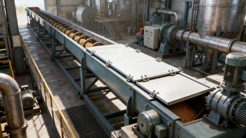 Application efficace des convoyeurs à vis en U dans les usines d'aliments pour animaux