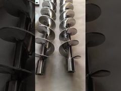 Écrou à auger en acier inoxydable à ressort horizontal haute précision pour convoyeur à vis flexible