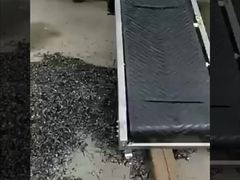 Système de convoyeur à courroie mobile de 20 pieds moteur de 1,1 kW pour déchets de construction