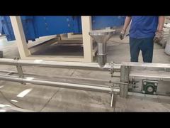 Convoyeur à chaîne de pipeline entièrement fermé pour un transport de poudre sans poussière, poudre de qualité industrielle Z