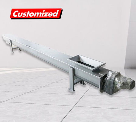 Un bon prix. Transporteur à vis résistant à la chaleur en acier au carbone sur mesure pour la manutention des matériaux en ligne