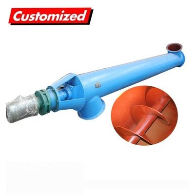 Un bon prix. Convoyeur à vis électrique en acier inoxydable résistant à la chaleur pour le transport de ciment en silo en ligne