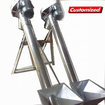 acheter Transporteur à vis à levage à vis incliné tubulaire personnalisé pour le système de convoyeur OEM fabrication en ligne