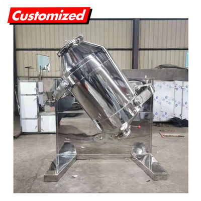 Un bon prix. Mélangeur de poudre à mouvement tridimensionnel à granulation de 150.000 kg de poids brut et fonctionnement automatique en ligne
