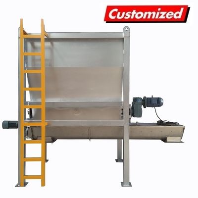 Un bon prix. Mélangeur à vis horizontale en acier inoxydable sur mesure pour le mélange de poudre résistante à la chaleur dans les applications industrielles en ligne