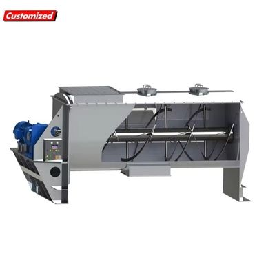 Un bon prix. Mélangeur automatique de poudre en acier inoxydable SUS304 avec conception en forme de U et mélangeur à ruban horizontal facile à installer en ligne