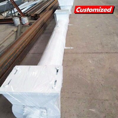 Un bon prix. Convoyeur à vis personnalisé en acier inoxydable résistant à la chaleur pour le transport de grains en ligne