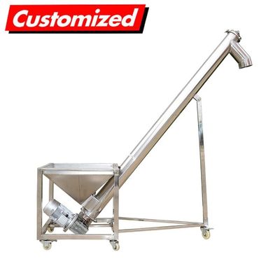 acheter Alimentateur à vis en acier inoxydable pour convoyeur de transport de poudre personnalisable fabrication en ligne