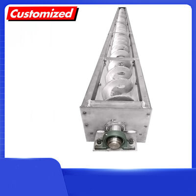 Un bon prix. Convecteur à vis à vis résistant à la chaleur en acier inoxydable de taille personnalisée pour la manutention de matériaux en ligne