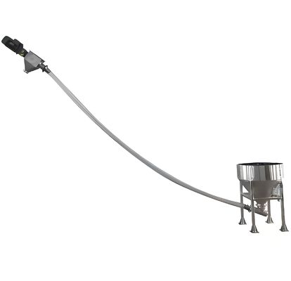 Un bon prix. Système de convoyeur à vis flexible sur mesure pour le chargement de grains en vrac en ligne