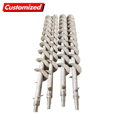 Un bon prix. Vis sans fin et volute hélicoïdale personnalisées en acier inoxydable résistant à la chaleur pour applications industrielles en ligne