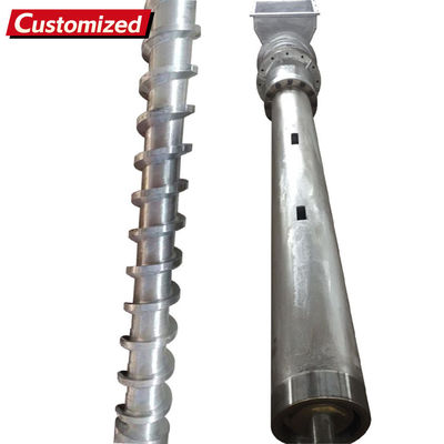 Un bon prix. Extrudeuse à vis unique personnalisée en plastique micro-recyclé, manchon de canon à vis unique, acier inoxydable adapté à l'extrudeuse de plastique PVC Plastify Extruder Single Screw Barrel en ligne