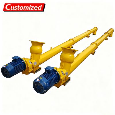 Un bon prix. Custom Auger Conveyor Systems Cement silo discharge Manufacturer Automatic Cement Powder Inclined Auger Screw Conveyor Feeder en ligne