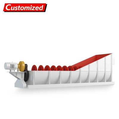 Un bon prix. custom Efficiency Silica Sand Washer Spiral Sand Washing Plant River Sand Screw Wash Machine auger screw Conveyor Customize en ligne