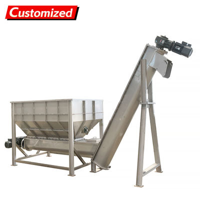 Un bon prix. Transporteur à vis hélicoïdale sans arbre personnalisé pour le transport et le transport de marchandises en gros volume en ligne