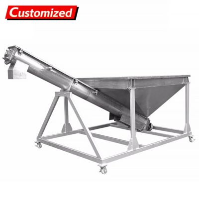 Un bon prix. Appareil d'alimentation à vis de conception personnalisée avec entraînement à fréquence variable et structure à vis profonde pour la manutention de matières en vrac en ligne