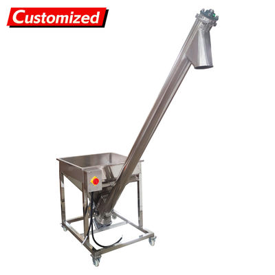 Un bon prix. customized Screw Powder Feeding Machine, Automatic Feeder Vibrating Hopper Inclined Conveyor, Powder Loading Machine Vibrating Hopper 110V en ligne
