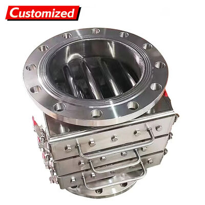 Un bon prix. boîte de retrait de magnétite forte semi-automatique tiroir élimineur de fer pour les grandes particules de poudre mécanique réseau magnétique tuyau filtre séparateur magnétique moq 1pcs en ligne