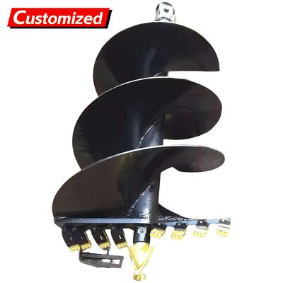 Un bon prix. Forets de tarière pour machines de forage personnalisées, accessoires de forage pour mini-pelles, forets hydrauliques, entraînements hydrauliques de tarière pour excavatrice, tracteur, vérin, rétrocaveuse en ligne