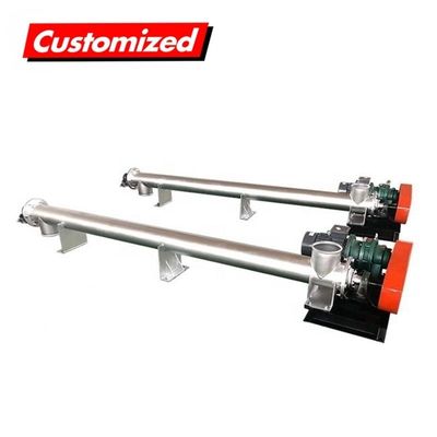 Un bon prix. Vis sans fin flexible résistant à la chaleur en acier inoxydable Convoyeur à vis personnalisé pour ciment en ligne