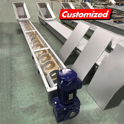 Un bon prix. Transporteur à vis de type U, résistant à la chaleur, en acier inoxydable, diamètre en spirale en ligne