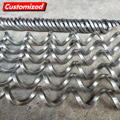 Un bon prix. Lame de tarière hélicoïdale sans arbre personnalisée de haute précision, qualité alimentaire, pour moissonneuse-batteuse en ligne