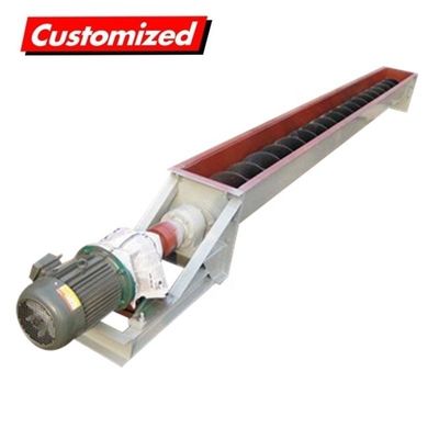 Un bon prix. Transporteur à auger en acier inoxydable personnalisé pour équipement de production d'engrais organiques en ligne
