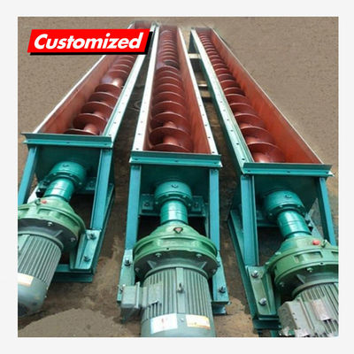 Un bon prix. Transporteur à vis à auger haute efficacité résistant à la chaleur sur mesure pour le transport de céréales et de poudre en ligne