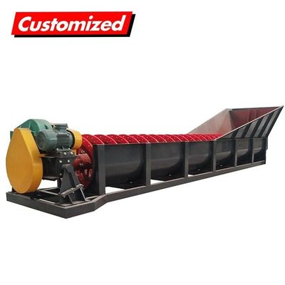Un bon prix. Classificateur à spirale minérale Sable à vis laveuse à sable à vis machine à laver sable à spirale machine à laver sable en ligne