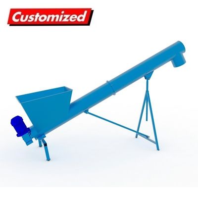 Un bon prix. Industrie OEM Convecteur à vis à trémie personnalisé Convecteur à vis flexible pour le gravier de béton en ligne