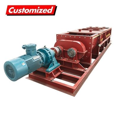 Un bon prix. Machine de mélange à haute humidification de poussière à double axe avec convoyeur à auger OEM personnalisé en ligne