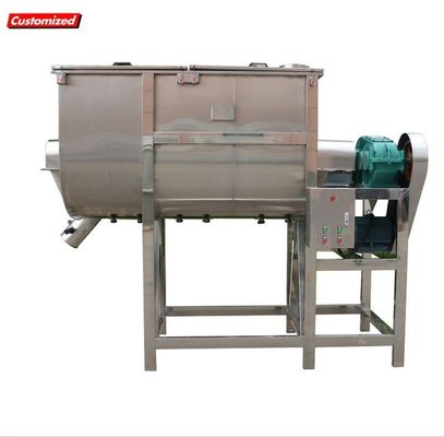 Un bon prix. Mélangeur industriel à ruban pour le mélange de poudres en acier inoxydable avec chauffage électrique à vitesse variable en ligne