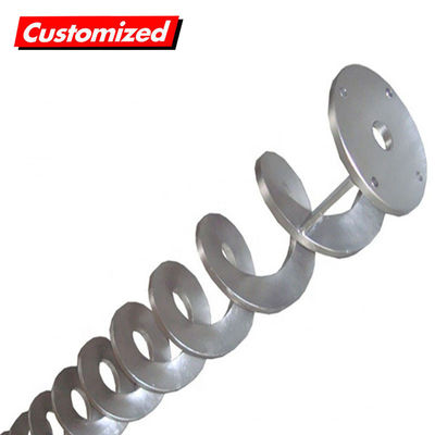 Un bon prix. Blade de convoyeur à vis spirale en acier inoxydable SS304/ SS316L pour l'industrie chimique en ligne
