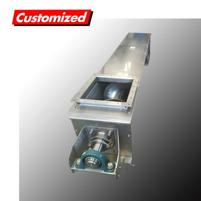 Un bon prix. Structure personnalisée Systèmes de convoyeurs à auger Alimentateur horizontal pour granules de poudre en ligne