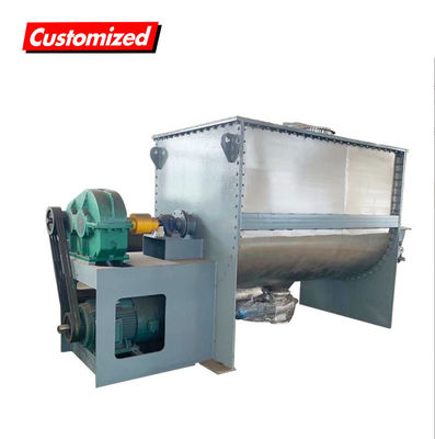 Un bon prix. 300 kg SUS304 Alimentation pharmacie mélangeur à ruban horizontal Applications chimiques Machine de mélange de poudre en ligne