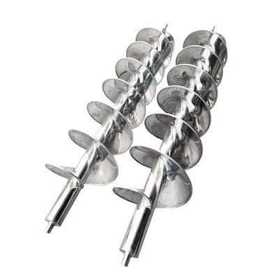 Un bon prix. Blade en spirale à vis à auger résistant à la chaleur en acier inoxydable sur mesure pour le transport de matières en vrac en ligne