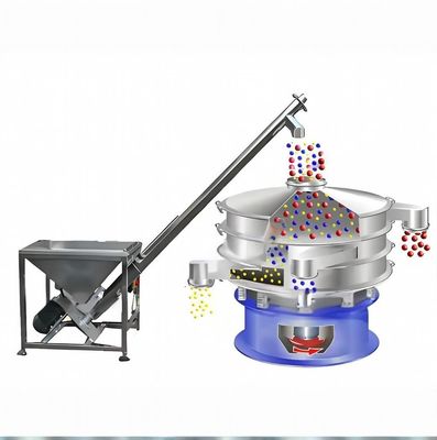 Un bon prix. Transporteur à vis flexible en acier inoxydable avec réglable de vitesse et de contrôle PLC pour l'industrie chimique en ligne