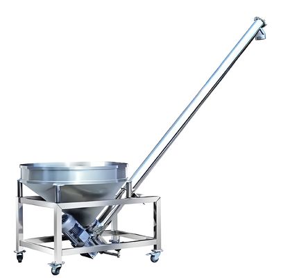 Un bon prix. Alimentateur à convoyeur spirale en acier inoxydable polyvalent pour le transport de poudre alimentaire, de poudre de sel et de glace en ligne
