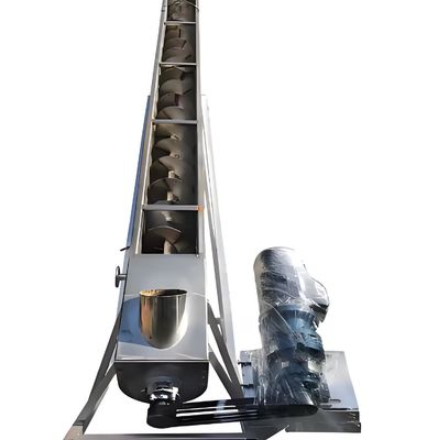 Un bon prix. Transporteur spirale à alimentation automatique à un seul axe en U pour poudres chimiques en acier inoxydable en ligne