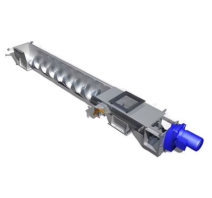 Un bon prix. Transporteur à vis sans arbre en acier inoxydable pour le transport efficace des boues contaminées par l'huile en ligne