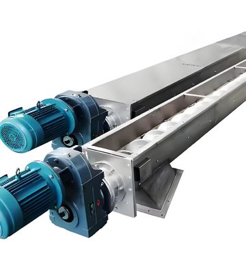 Un bon prix. Transporteur spirale en acier inoxydable U-Through personnalisé pour le transport de poussière et de sable dans l'industrie chimique en ligne