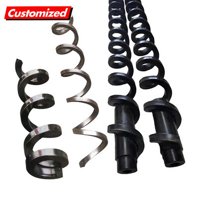 Un bon prix. Vis sans fin sans arbre en acier inoxydable résistant à la chaleur avec dimensions personnalisées pour usage industriel en ligne