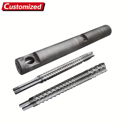 Un bon prix. Screw personnalisé et le baril parallèle Twin Screw Baril produits de précision machine de moulage par injection vis pour Pe/pp Extrudeuse de pelletage en ligne