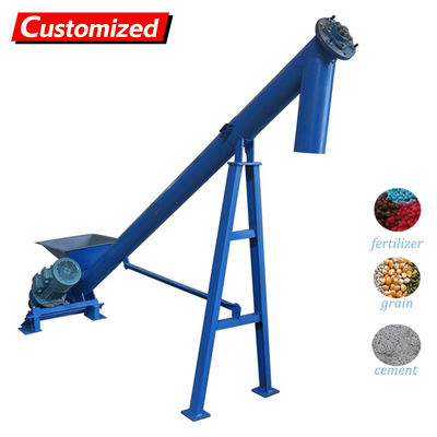 Un bon prix. custom Automatic Cement Powder Inclined Auger Screw Conveyor Feeder  Cement Screw Portable Conveyor for Truck Unloading en ligne
