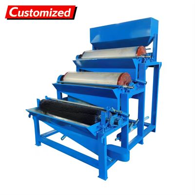 Un bon prix. OEM conveyor belt permanent magnet separator dry magnetic separator drawer-type magnetic separator industrial magnetic separator, suitable for waste recycling, old furniture and appliance recycling en ligne