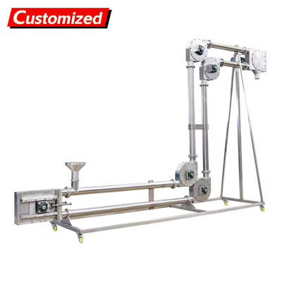 Un bon prix. Fully Enclosed Pipeline Chain Conveyor Achieves Dust-Free Powder Transport Industrial-Grade Powder Zero-Leakage Environmental Equipment Supports OEM en ligne