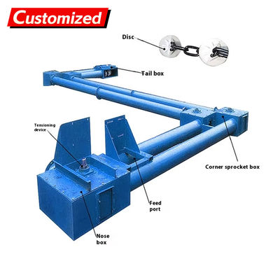 Un bon prix. Custom Tube Chain Conveyor Manufacturer Stainless Steel Tube Chain Conveyor Vertical and Horizontal Combination Tube Chain Conveyor Sealing Processing Sturdy and durable construction for handling vari en ligne