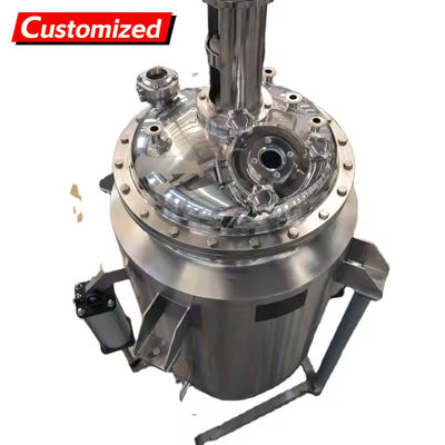 Un bon prix. Custom Stainless Steel Food-Grade Reaction Vessel 220V Chemical Reaction Vessel Pump Core Container 50L-5000L Suitable for Motor-Driven Chemical Reactor Equipment en ligne