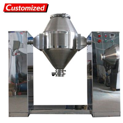 Un bon prix. Custom stainless steel dual cone mixer with low-residue conical mixing structure. Simple design for uniform blending of powdered or granular materials in chemical, pharmaceutical, food processing en ligne