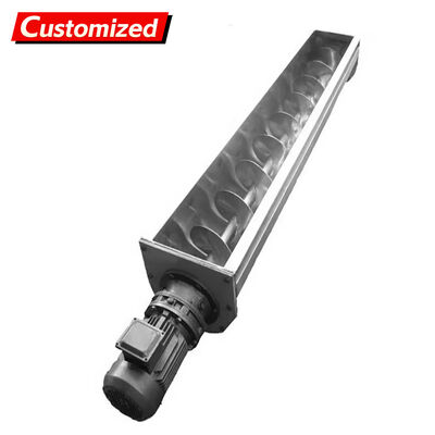 Un bon prix. Convoyeurs à vis personnalisés en acier inoxydable, sans arbre/avec arbre/à double arbre, résistants à la corrosion pour matériaux granulaires/pulvérulents, convoyeurs à vis pour l'exploitation minière en ligne